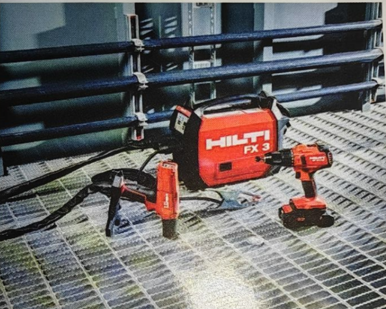 เครื่องมือล็อคฟิวชั่นสตั๊ดไร้สาย FX3-A ของ Hilti ช่วยลดความยุ่งยากในการยึดเหล็กเชื่อม